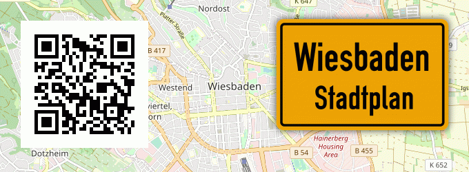 Stadtplan Wiesbaden