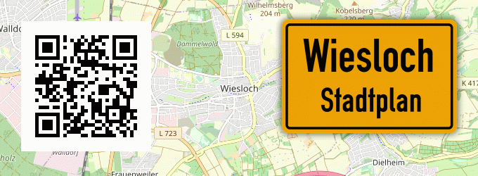 Stadtplan Wiesloch