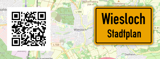 Stadtplan Wiesloch