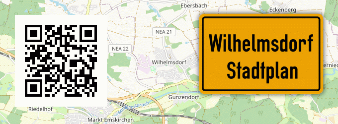 Stadtplan Wilhelmsdorf