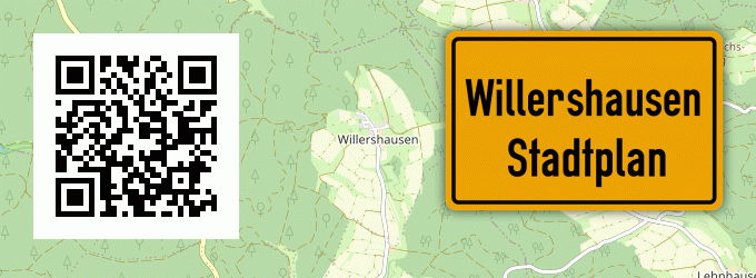 Stadtplan Willershausen, Hessen