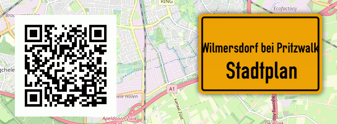 Stadtplan Wilmersdorf bei Pritzwalk