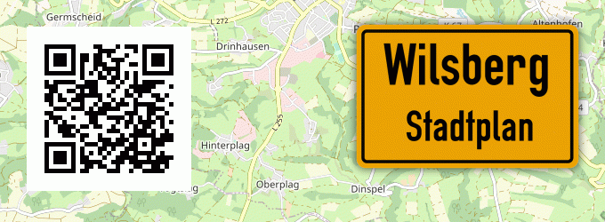 Stadtplan Wilsberg, Westerwald