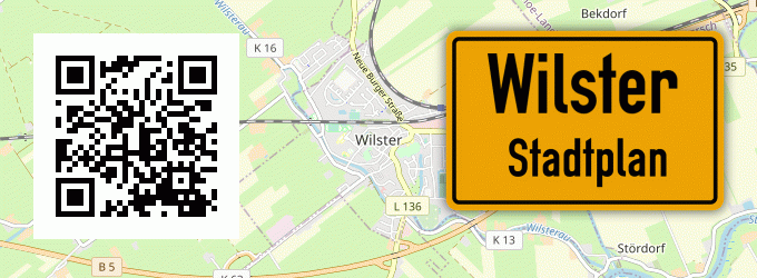 Stadtplan Wilster