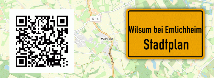 Stadtplan Wilsum bei Emlichheim