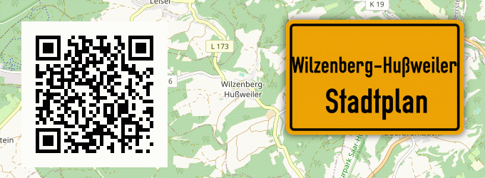 Stadtplan Wilzenberg-Hußweiler