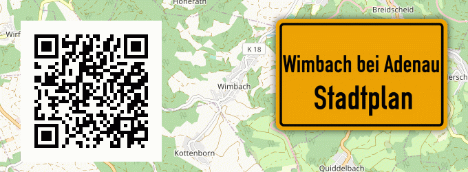 Stadtplan Wimbach bei Adenau