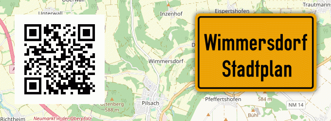 Stadtplan Wimmersdorf, Niederbayern