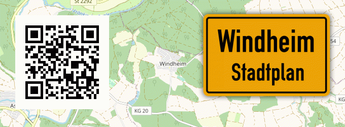 Stadtplan Windheim