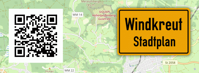 Stadtplan Windkreut