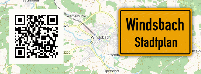 Stadtplan Windsbach
