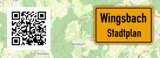 Stadtplan Wingsbach