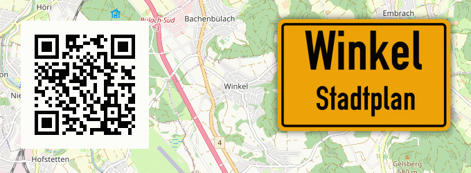 Stadtplan Winkel, Odenwald