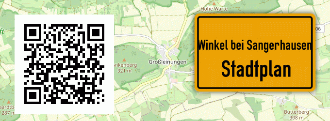 Stadtplan Winkel bei Sangerhausen