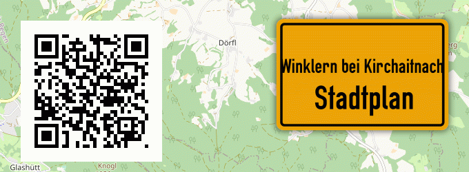 Stadtplan Winklern bei Kirchaitnach