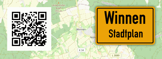 Stadtplan Winnen, Westerwald