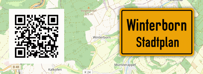 Stadtplan Winterborn, Rheinland