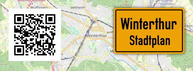 Stadtplan Winterthur