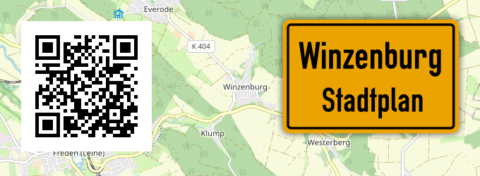 Stadtplan Winzenburg