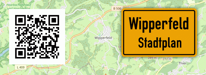 Stadtplan Wipperfeld