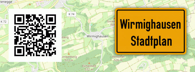 Stadtplan Wirmighausen, Waldeck