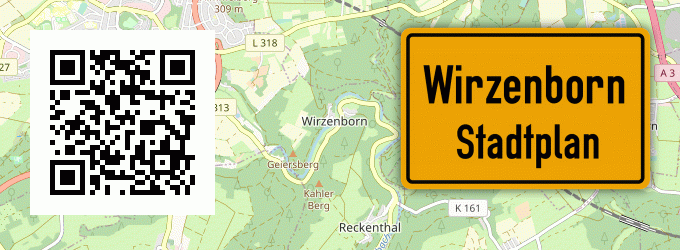 Stadtplan Wirzenborn