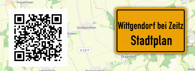 Stadtplan Wittgendorf bei Zeitz, Elster