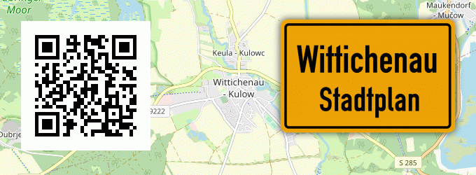 Stadtplan Wittichenau
