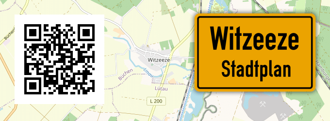 Stadtplan Witzeeze