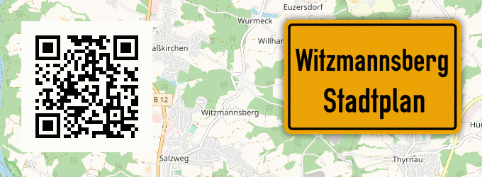 Stadtplan Witzmannsberg, Oberfranken
