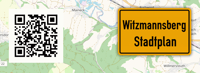 Stadtplan Witzmannsberg