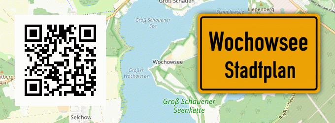 Stadtplan Wochowsee