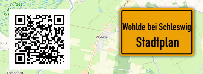 Stadtplan Wohlde bei Schleswig