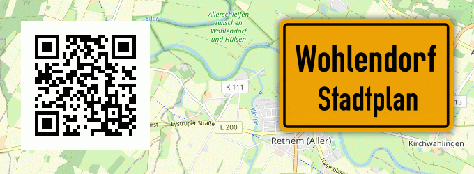 Stadtplan Wohlendorf, Aller