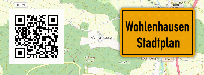 Stadtplan Wohlenhausen
