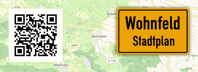 Stadtplan Wohnfeld