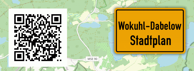 Stadtplan Wokuhl-Dabelow
