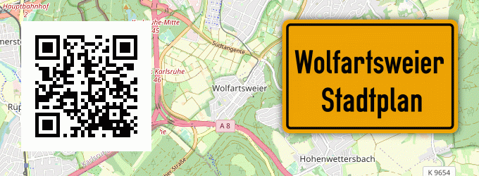 Stadtplan Wolfartsweier