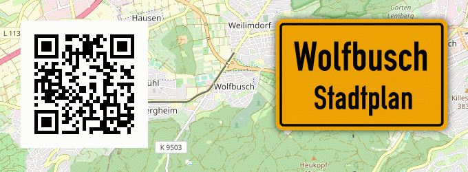 Stadtplan Wolfbusch
