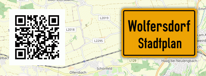 Stadtplan Wolfersdorf, Niederbayern