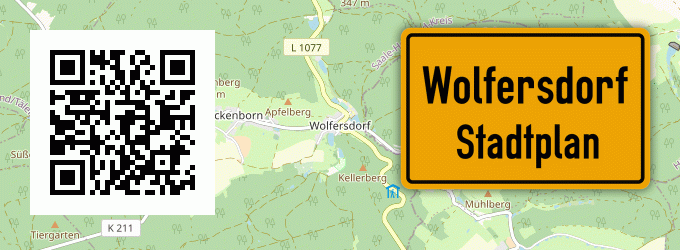 Stadtplan Wolfersdorf, Oberpfalz