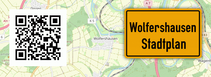 Stadtplan Wolfershausen