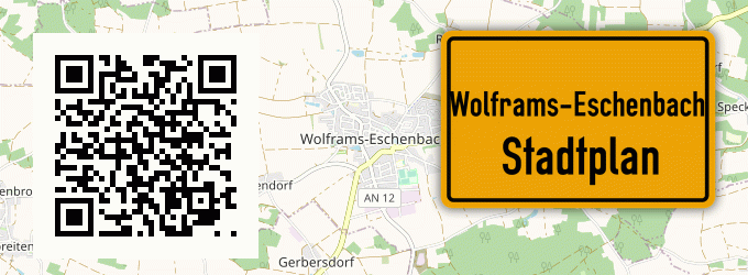 Stadtplan Wolframs-Eschenbach