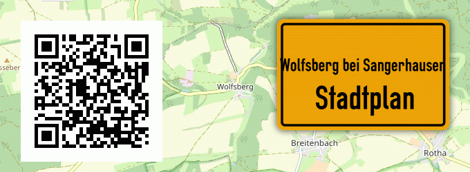 Stadtplan Wolfsberg bei Sangerhausen