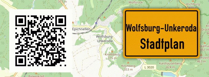 Stadtplan Wolfsburg-Unkeroda