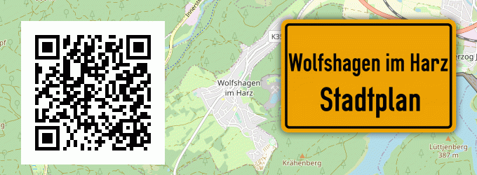 Stadtplan Wolfshagen im Harz