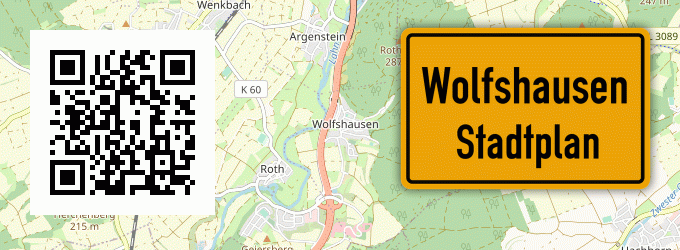 Stadtplan Wolfshausen, Niederbayern