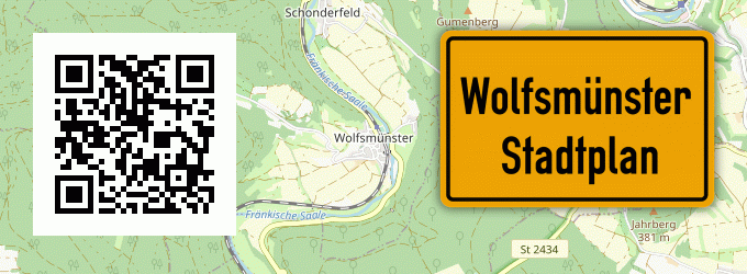 Stadtplan Wolfsmünster