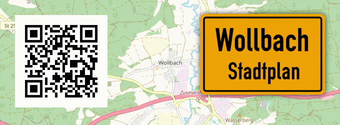 Stadtplan Wollbach