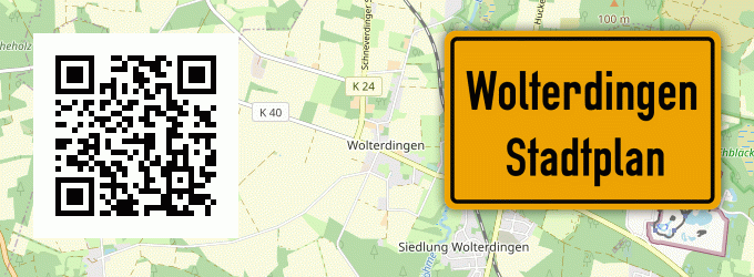 Stadtplan Wolterdingen, Kreis Soltau